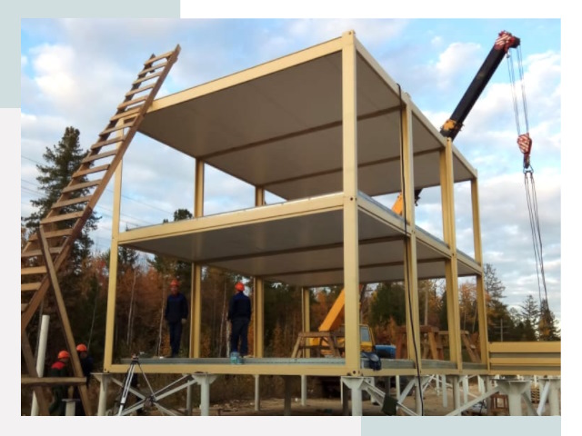 Строительство модульных здания Кумертау