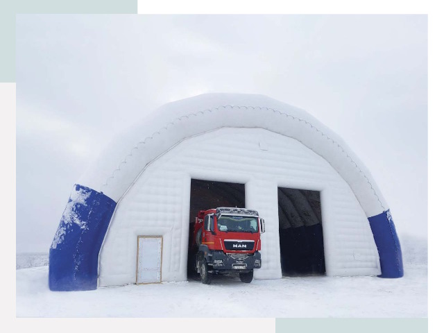 Мобильные ангары в Кумертау