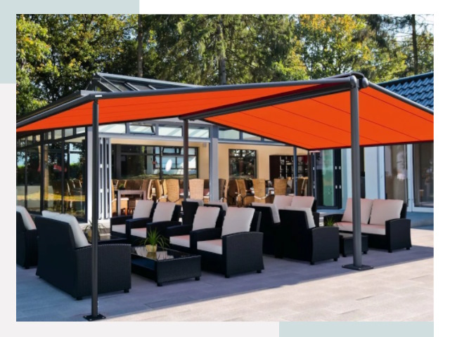 Навесы для кафе и ресторанов в Кумертау