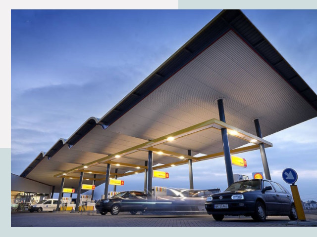 Навесы для АЗС в Кумертау от 613 руб. - Защита и комфорт