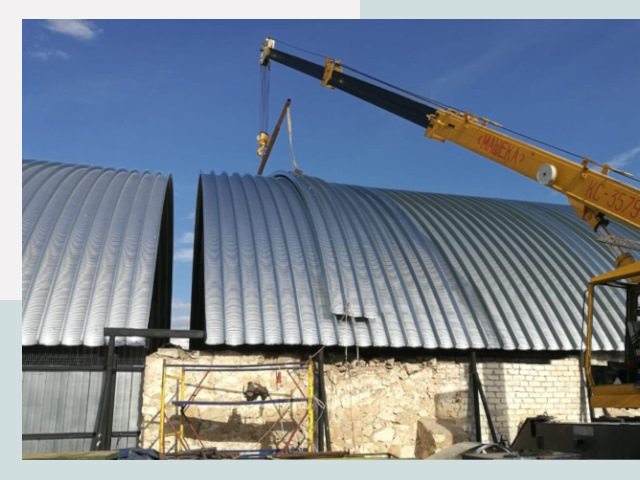 Реконструкция ангаров в Кумертау от 613 руб.